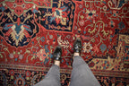 10x14 Vintage Heriz Carpet