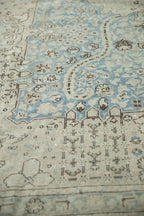 9x12.5 Vintage Distressed Tabriz Carpet