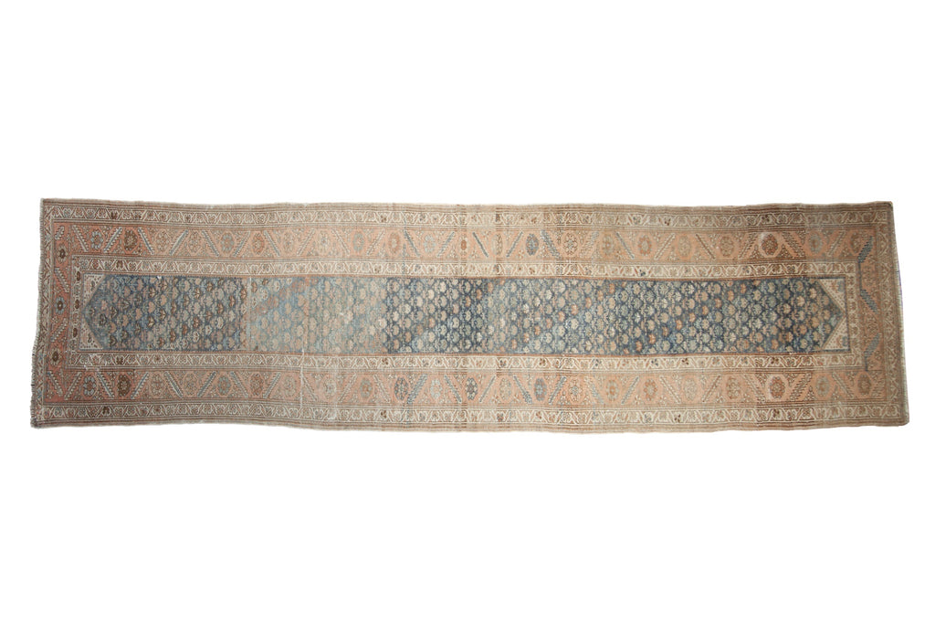 3x12.5 Vintage Distressed Malayer Rug Runner