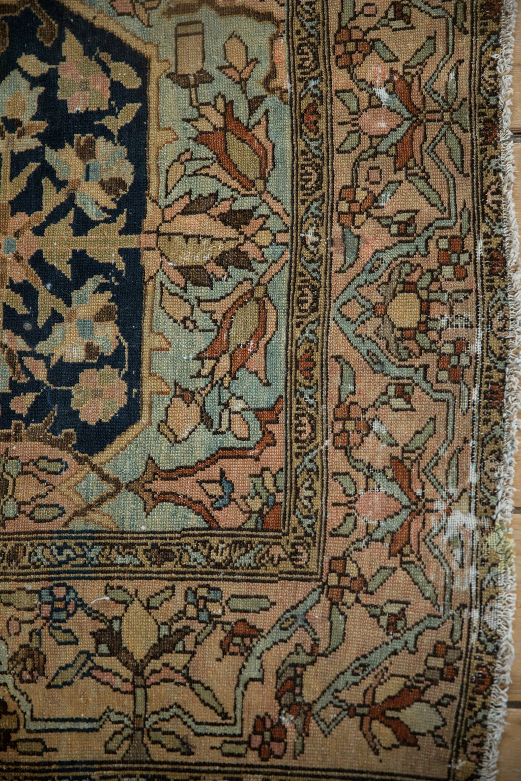 4.5x6 Antique Fine Tea Washed Malayer Rug