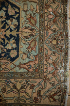 4.5x6 Antique Fine Tea Washed Malayer Rug
