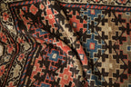 3x8.5 Antique Fragment Kurdish Malayer Rug Runner