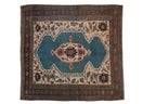 5x5 Vintage Bakshaish Square Rug