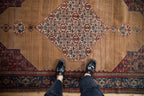 5x7.5 Antique Fine Senneh Rug