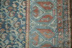 4.5x9 Vintage Fine Distressed Malayer Rug Runner