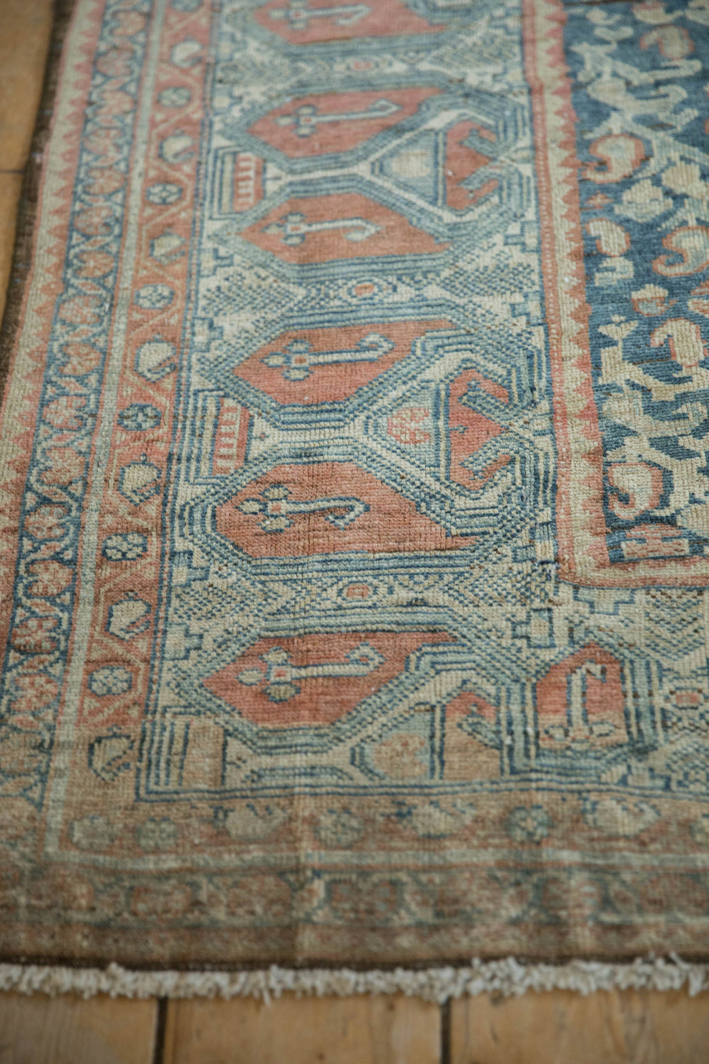 4.5x9 Vintage Fine Distressed Malayer Rug Runner