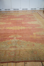 8.5x11.5 Vintage Distressed Oushak Carpet