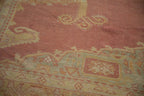 8.5x11.5 Vintage Distressed Oushak Carpet