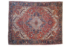 9.5x12 Vintage Heriz Carpet