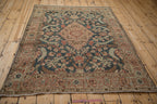4.5x6 Vintage Distressed Tabriz Rug