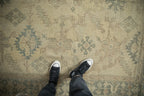 7.5x9.5 Vintage Distressed Oushak Carpet