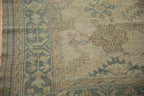 7.5x9.5 Vintage Distressed Oushak Carpet
