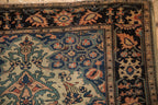 3.5x4.5 Antique Farahan Sarouk Square Rug