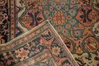 3.5x4.5 Antique Farahan Sarouk Square Rug
