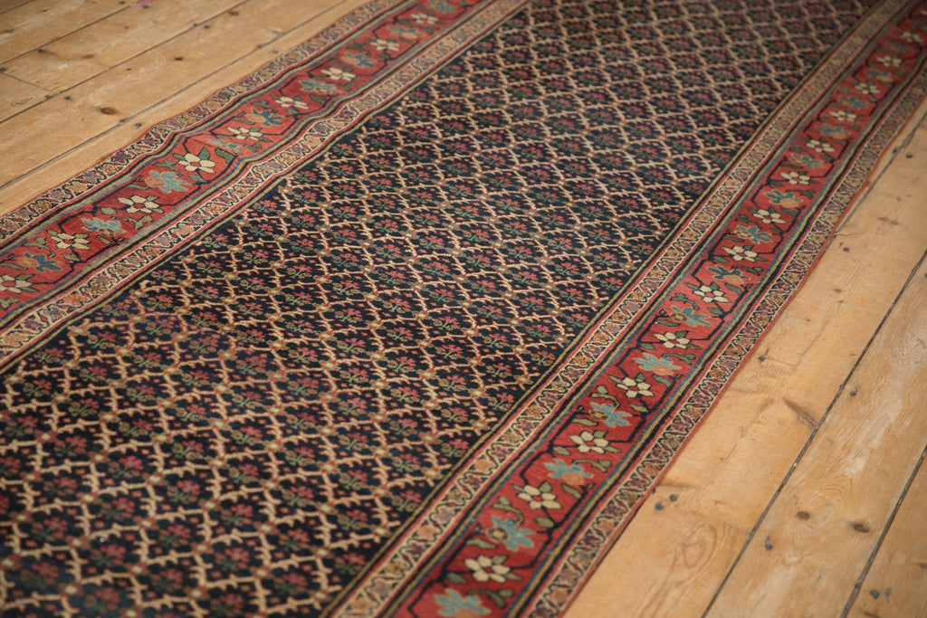 3.5x15 Antique Bijar Rug Runner