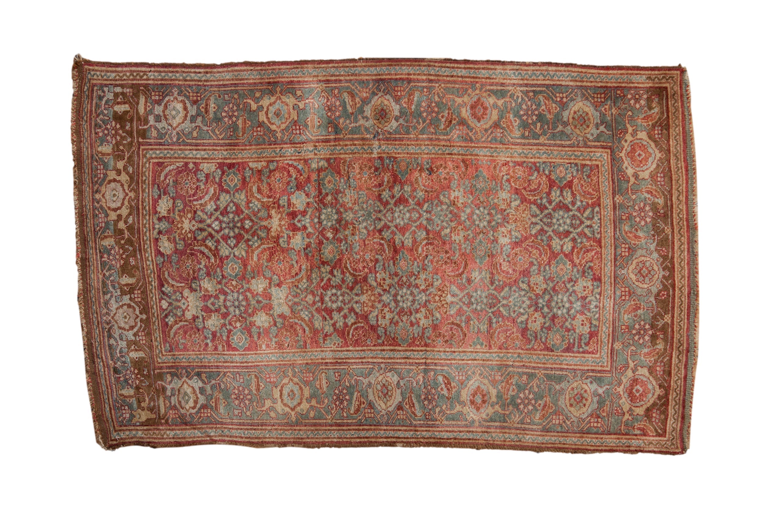 3.5x5.5 Vintage Distressed Bijar Rug
