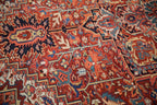 8x11.5 Vintage Heriz Carpet