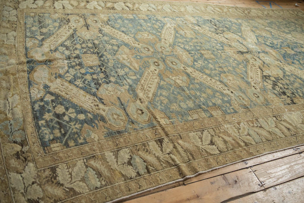 7x13 Vintage Distressed Kurdish Carpet
