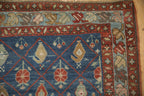 6.5x10.5 Antique Distressed Kurdish Carpet