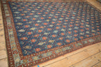 6.5x10.5 Antique Distressed Kurdish Carpet
