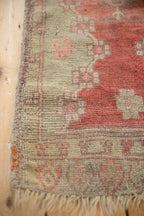 1.5x3 Antique Oushak Rug Mat