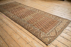 3.5x9.5 Vintage Distressed Hamadan Rug Runner