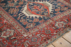 4.5x5.5 Antique Fine Karaja Square Rug