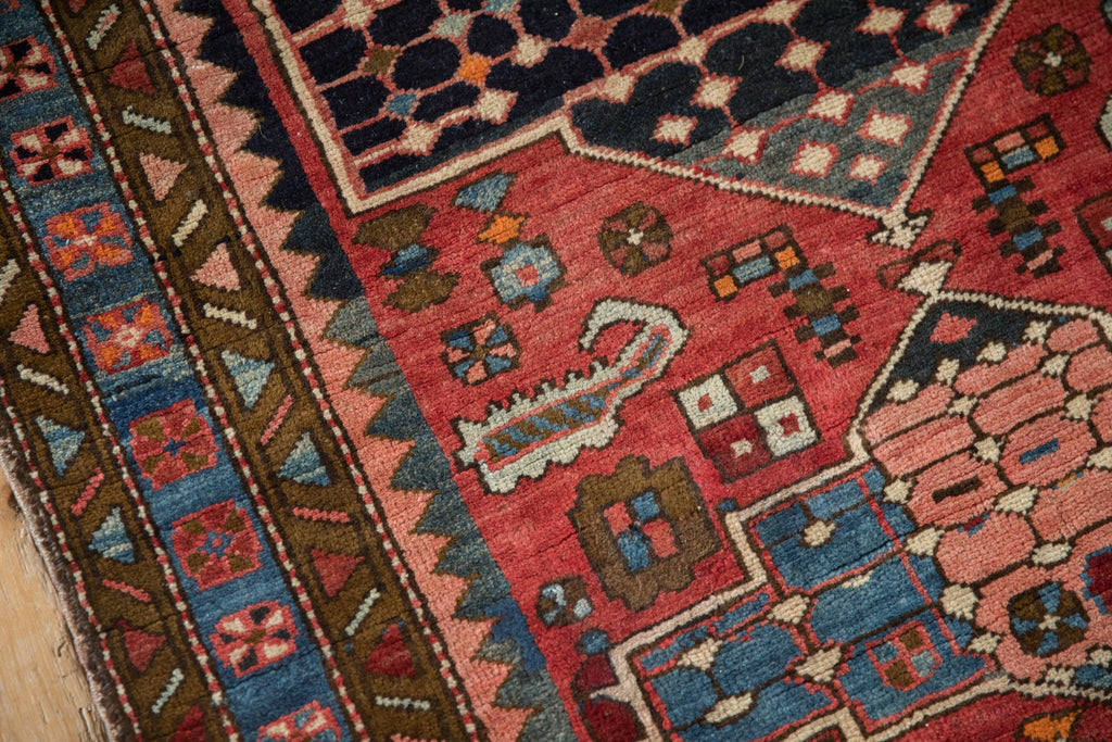 3.5x12.5 Vintage Baktiari Rug Runner