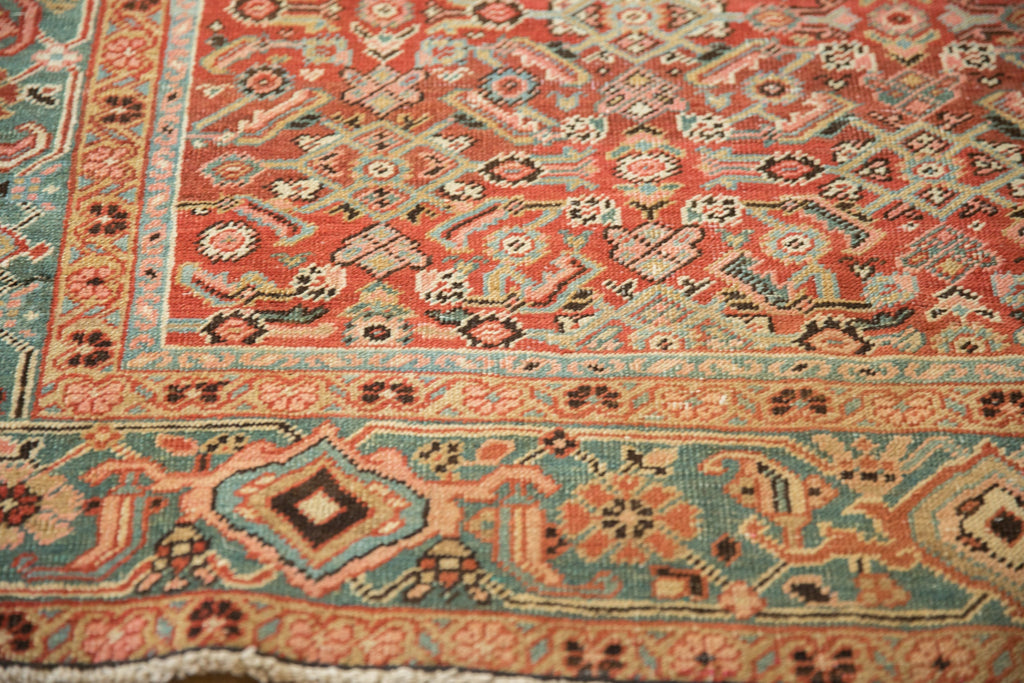 4.5x6 Antique Heriz Rug