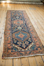 3x9 Vintage Heriz Rug Runner