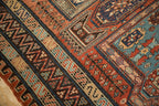 7x10.5 Antique Soumac Design Carpet