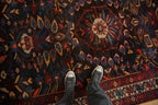 5.5x9 Vintage Bakhtiari Carpet
