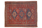 6x7.5 Antique Caucasian Soumac Carpet