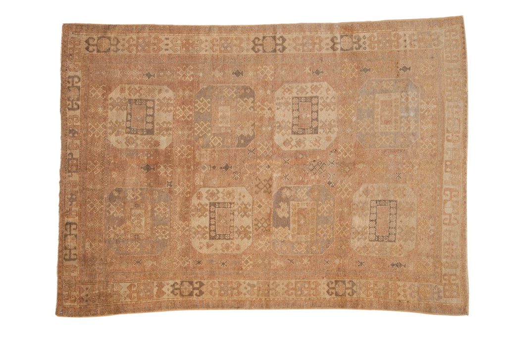 6x8 Vintage Distressed Oushak Carpet