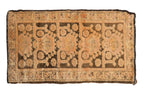 1.5x3 Vintage Distressed Fragment Kars Rug Mat