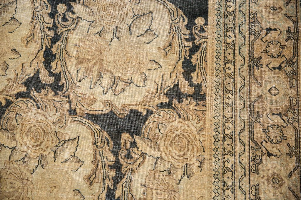 10x13 Antique Distressed Tabriz Carpet