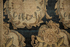 10x13 Antique Distressed Tabriz Carpet