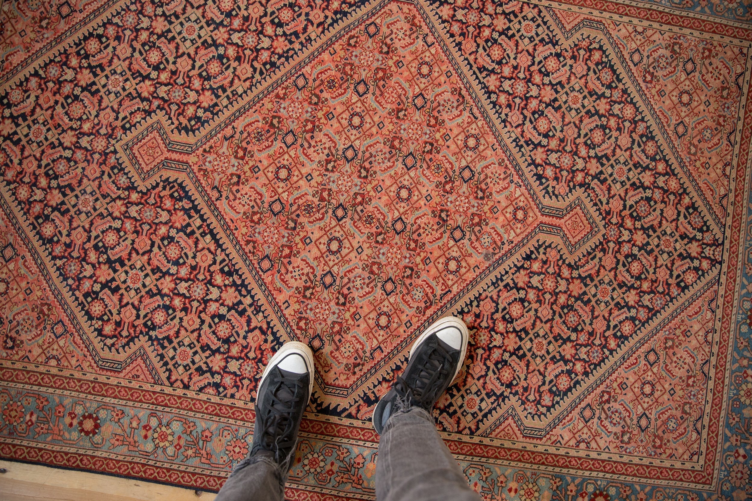 4x6.5 Antique Fine Malayer Rug