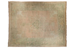 9x11.5 Vintage Distressed Oushak Carpet