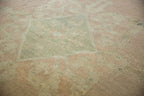 9x11.5 Vintage Distressed Oushak Carpet