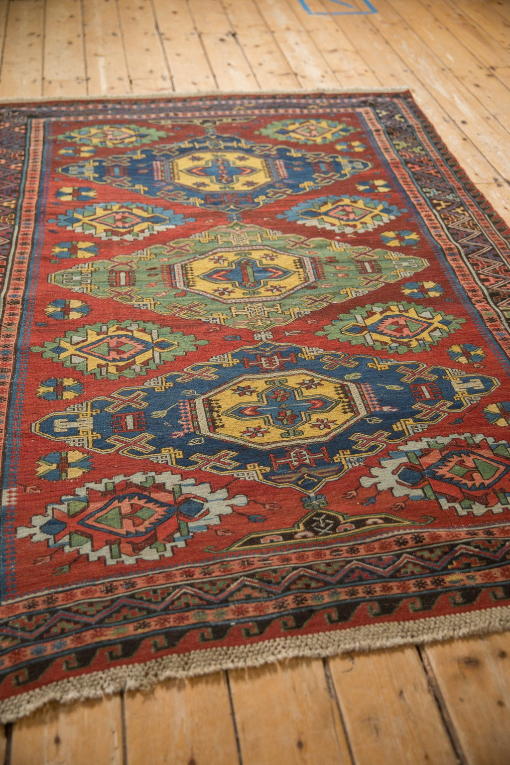 4.5x6.5 Antique Caucasian Soumac Rug