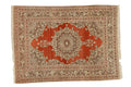 4x5.5 Antique Haji Jalili Tabriz Rug