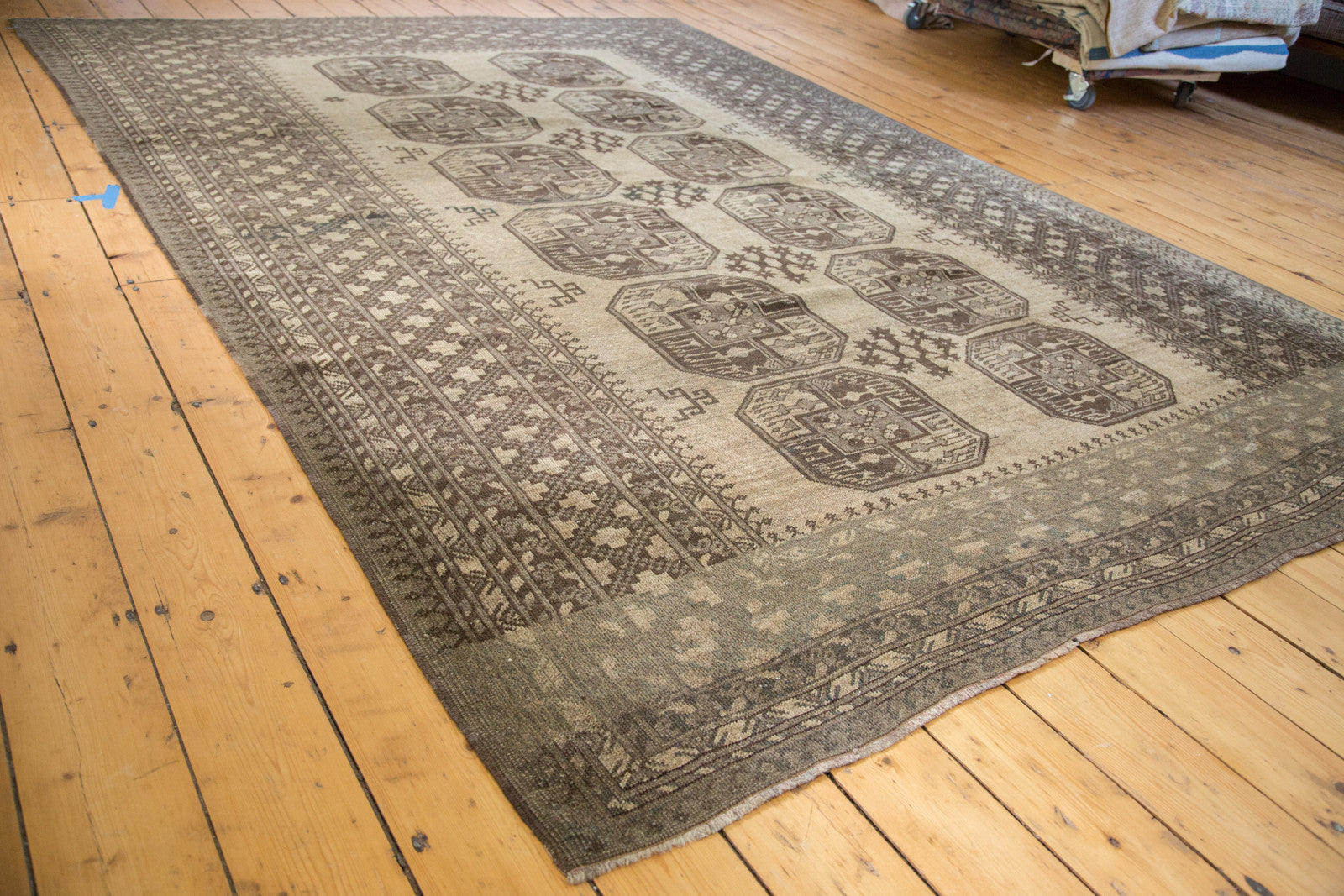 7x10 Vintage Afghani Carpet