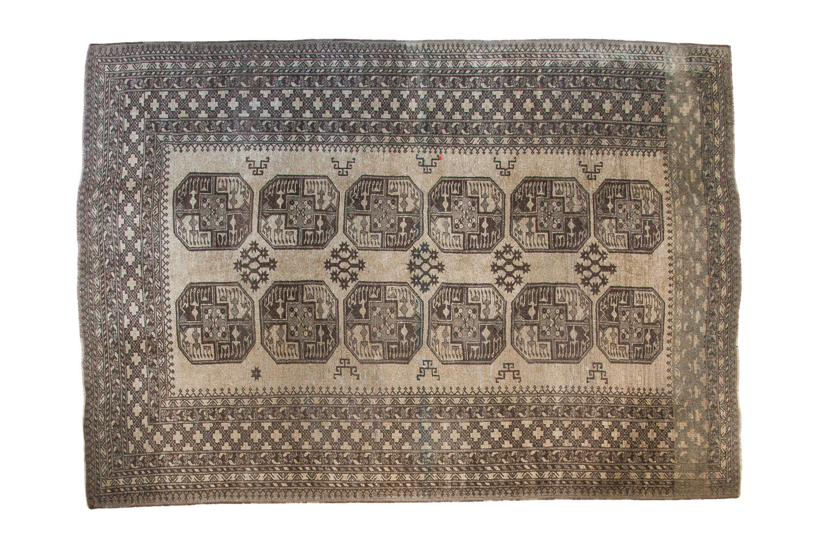 7x10 Vintage Afghani Carpet