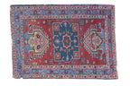 2.5x4 Distressed Heriz Rug