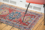 2.5x4 Distressed Heriz Rug