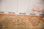 3x6 Distressed Vintage Afghani Rug Runner