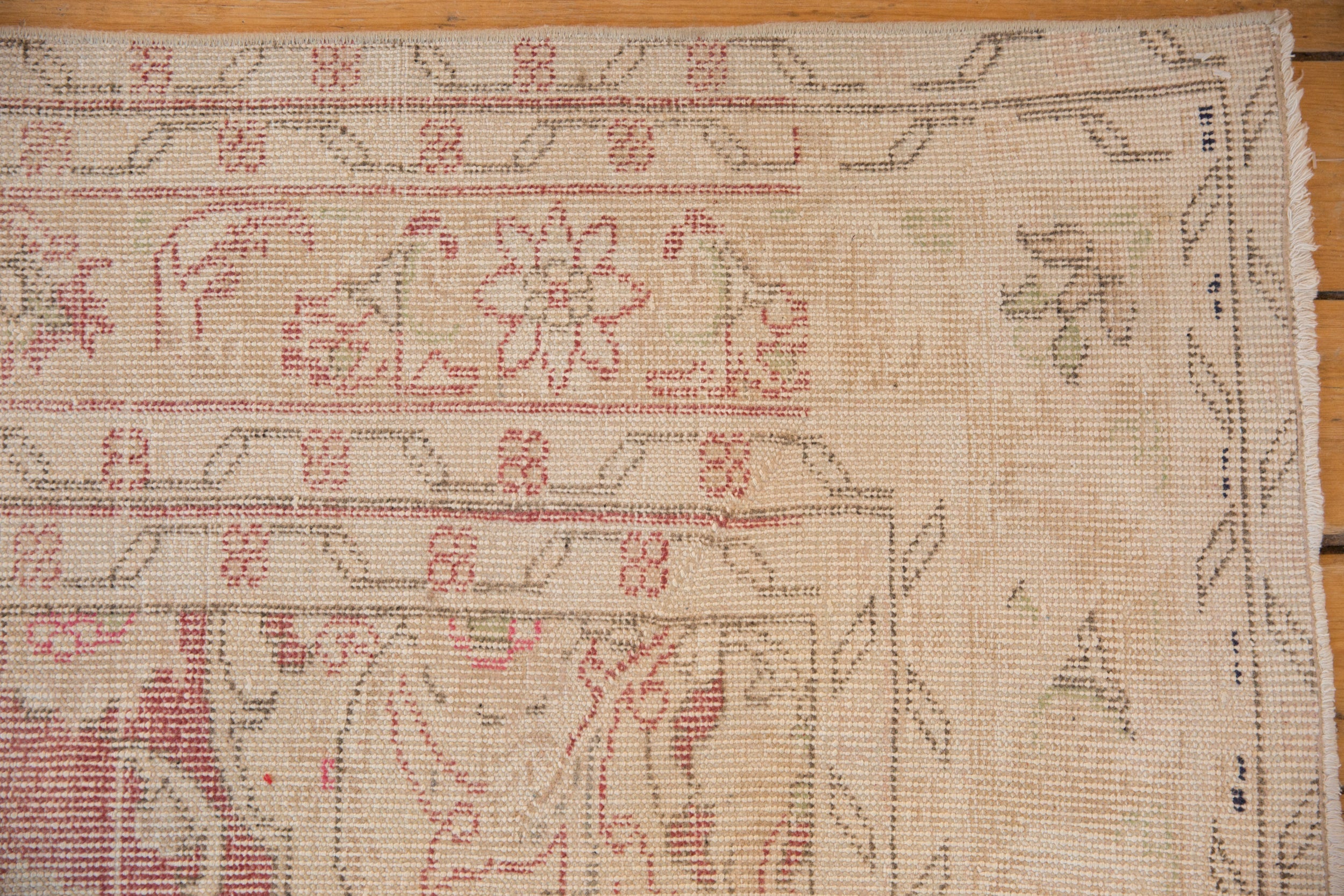 6.5x9 Vintage Distressed Oushak Carpet