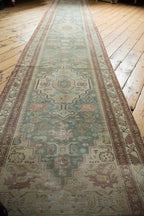 3x16.5 Vintage Distressed Malayer Rug Runner