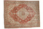 9x11.5 Vintage Distressed Khoy Carpet